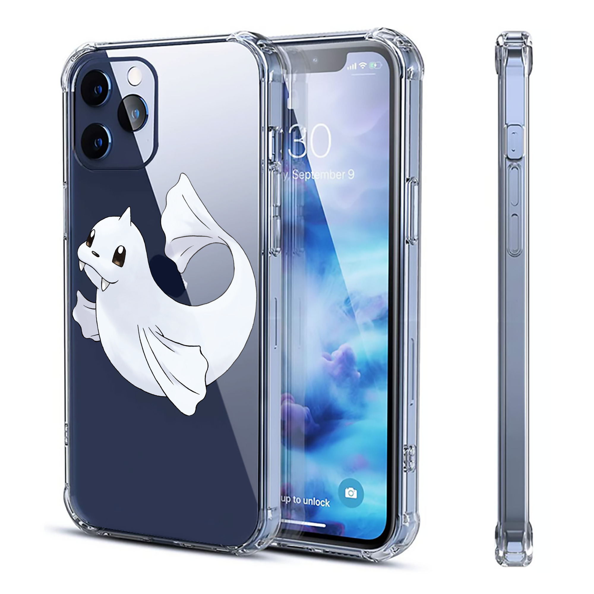 （画像用） ポケットモンスター Pokémon 【iPhone 12シリーズ対応】透明スマホケース（クリアソフトケース）